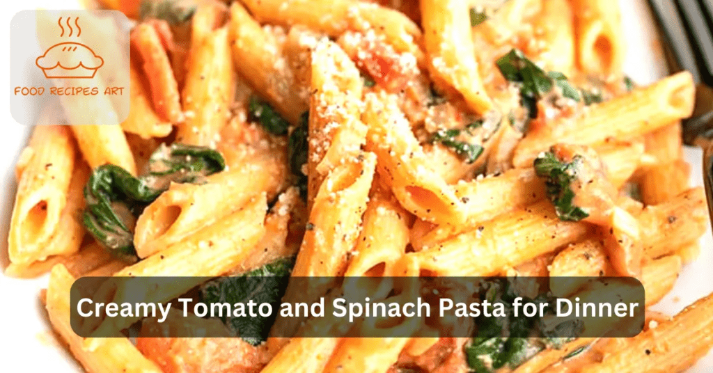 Indulge In a Creamy Tomato and Spinach Pasta for Dinner: Quick, Easy and Delicious Recipe